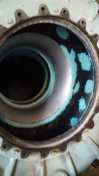 泵壳衬陶瓷修复